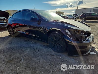 Czwarte zdjęcie samochodu z boku: 2025 TESLA MODEL 3 VIN:5YJ3E1EA2SF061635 - miniatura