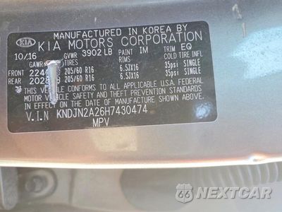 Zdjęcie 13 z 13 samochodu: 2017 KIA SOUL BASE VIN:KNDJN2A26H7430474 - miniatura