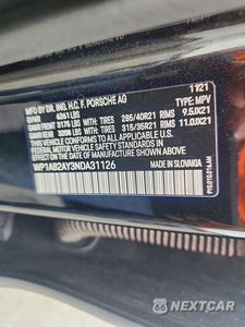 Zdjęcie 13 z 13 samochodu: 2022 PORSCHE CAYENNE S VIN:WP1AB2AY3NDA31126 - miniatura