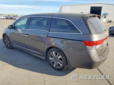 Drugie zdjęcie samochodu z przodu: 2015 HONDA ODYSSEY TOURING VIN:5FNRL5H91FB031377 - miniatura