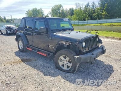 Czwarte zdjęcie samochodu z boku: 2015 JEEP WRANGLER UNLIMITED SPORT VIN:1C4HJWDGXFL648480 - miniatura