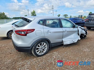 Trzecie zdjęcie samochodu z tyłu: 2021 NISSAN ROGUE SPORT S VIN:JN1BJ1AW8MW439337 - miniatura