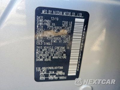 Zdjęcie 13 z 13 samochodu: 2020 NISSAN ARMADA SL VIN:JN8AY2ND5LX017350 - miniatura