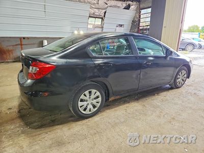 Trzecie zdjęcie samochodu z tyłu: 2012 HONDA CIVIC LX VIN:2HGFB2F57CH599077 - miniatura
