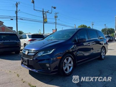 Drugie zdjęcie samochodu z przodu: 2019 HONDA ODYSSEY EXL VIN:5FNRL6H72KB032665 - miniatura