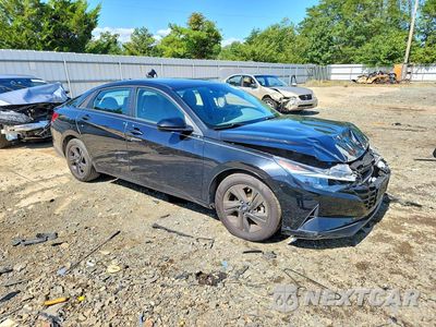 Czwarte zdjęcie samochodu z boku: 2021 HYUNDAI ELANTRA SEL VIN:5NPLS4AG4MH004782 - miniatura