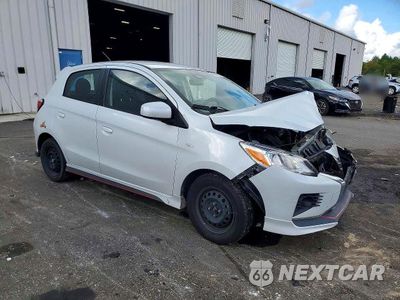 Czwarte zdjęcie samochodu z boku: 2022 MITSUBISHI MIRAGE ES VIN:ML32AUHJ3NH007997 - miniatura