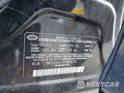 Zdjęcie 12 z 12 samochodu: 2013 HYUNDAI SONATA GLS VIN:5NPEB4AC7DH808175 - miniatura