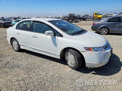 Czwarte zdjęcie samochodu z boku: 2006 HONDA CIVIC HYBRID VIN:JHMFA36226S021686 - miniatura