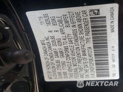 Zdjęcie 12 z 12 samochodu: 2020 HONDA CIVIC SPORT VIN:2HGFC2F8XLH512134 - miniatura