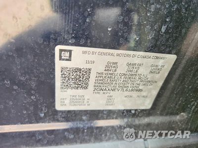 Zdjęcie 13 z 13 samochodu: 2020 CHEVROLET EQUINOX PREMIER VIN:2GNAXNEV7L6180985 - miniatura
