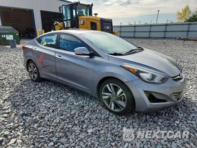 Czwarte zdjęcie samochodu z boku: 2014 HYUNDAI ELANTRA SE VIN:KMHDH4AE0EU038553 - miniatura