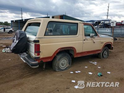Trzecie zdjęcie samochodu z tyłu: 1985 FORD BRONCO U100 VIN:1FMDU15N7FLA91240 - miniatura