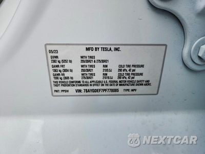 Zdjęcie 12 z 12 samochodu: 2023 TESLA MODEL Y VIN:7SAYGDEF7PF778085 - miniatura