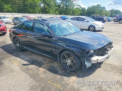 Czwarte zdjęcie samochodu z boku: 2021 HONDA ACCORD TOURING VIN:1HGCV2F90MA006317 - miniatura