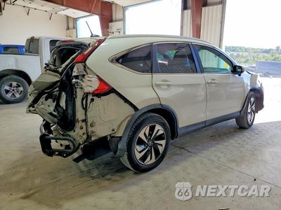 Trzecie zdjęcie samochodu z tyłu: 2015 HONDA CR-V TOURING VIN:5J6RM4H90FL020501 - miniatura