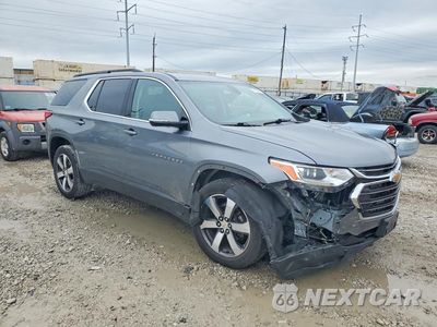 Czwarte zdjęcie samochodu z boku: 2020 CHEVROLET TRAVERSE LT VIN:1GNEVHKW3LJ172844 - miniatura