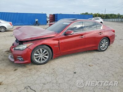 2014 INFINITI Q50 HYBRID PREMIUM JN1AV7AP0EM690457 - główne zdjęcie licytacji z USA - miniatura