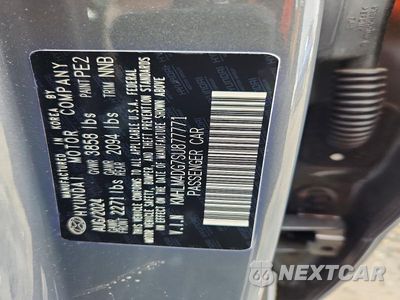 Zdjęcie 12 z 12 samochodu: 2025 HYUNDAI ELANTRA SEL SPORT VIN:KMHLM4DG7SU877771 - miniatura