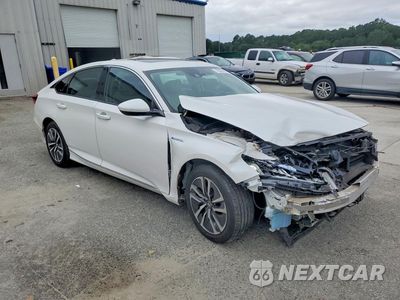 Czwarte zdjęcie samochodu z boku: 2019 HONDA ACCORD HYBRID EX VIN:1HGCV3F45KA006496 - miniatura