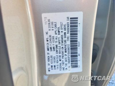 Zdjęcie 12 z 12 samochodu: 2014 HONDA ACCORD LX VIN:1HGCR2F31EA088012 - miniatura