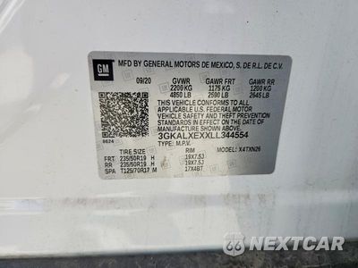 Zdjęcie 13 z 13 samochodu: 2020 GMC TERRAIN DENALI VIN:3GKALXEXXLL344554 - miniatura