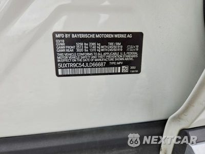 Zdjęcie 13 z 13 samochodu: 2018 BMW X3 XDRIVE30I VIN:5UXTR9C54JLD66687 - miniatura