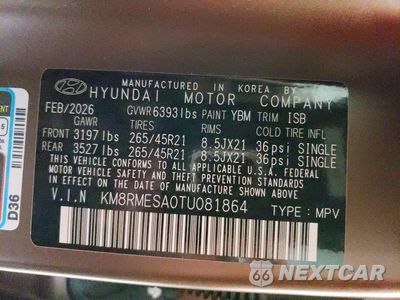Zdjęcie 13 z 13 samochodu: 2026 HYUNDAI PALISADE CALLIGRAPHY VIN:KM8RMESA0TU081864 - miniatura