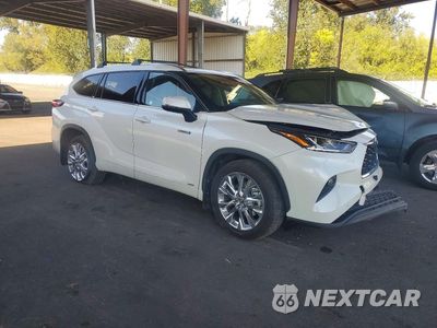 Czwarte zdjęcie samochodu z boku: 2021 TOYOTA HIGHLANDER HYBRID LIMITED VIN:5TDXBRCH4MS014906 - miniatura