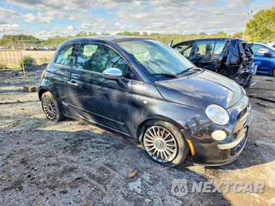 Czwarte zdjęcie samochodu z boku: 2012 FIAT 500 LOUNGE VIN:3C3CFFCR2CT280573 - miniatura