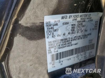 Zdjęcie 12 z 12 samochodu: 2006 FORD F250 SUPER DUTY VIN:1FTSW20PX6EB11487 - miniatura