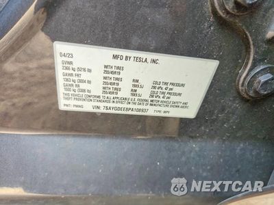Zdjęcie 13 z 13 samochodu: 2023 TESLA MODEL Y VIN:7SAYGDEE8PA108937 - miniatura