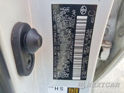 Zdjęcie 12 z 12 samochodu: 2021 TOYOTA COROLLA LE VIN:JTDEAMDE4MJ027167 - miniatura