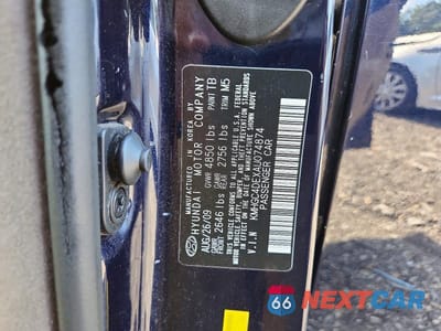 Zdjęcie 12 z 12 samochodu: 2010 HYUNDAI GENESIS 3.8L VIN:KMHGC4DEXAU074874 - miniatura