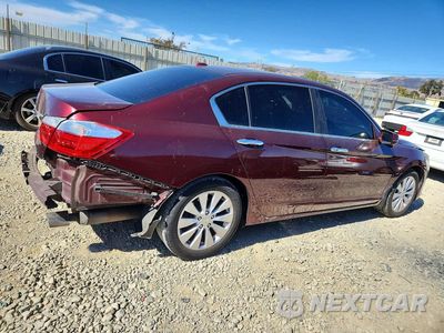 Trzecie zdjęcie samochodu z tyłu: 2015 HONDA ACCORD EXL VIN:1HGCR2F87FA054413 - miniatura