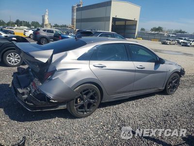 Trzecie zdjęcie samochodu z tyłu: 2024 HYUNDAI ELANTRA N LINE VIN:KMHLR4DF5RU779504 - miniatura