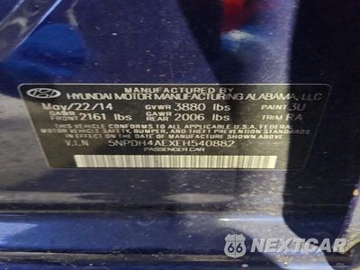 Zdjęcie 12 z 12 samochodu: 2014 HYUNDAI ELANTRA SE VIN:5NPDH4AEXEH540882 - miniatura