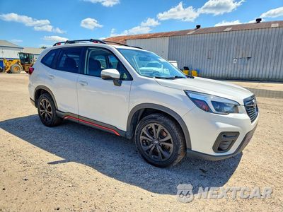 Czwarte zdjęcie samochodu z boku: 2021 SUBARU FORESTER SPORT VIN:JF2SKARC7MH483842 - miniatura