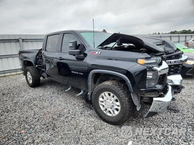 Czwarte zdjęcie samochodu z boku: 2021 CHEVROLET SILVERADO K2500 HEAVY DUTY LT VIN:1GC4YNEY6MF283772 - miniatura