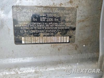 Zdjęcie 12 z 12 samochodu: 2015 HYUNDAI ELANTRA SE VIN:5NPDH4AE2FH599572 - miniatura