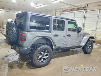 Trzecie zdjęcie samochodu z tyłu: 2022 JEEP WRANGLER UNLIMITED RUBICON VIN:1C4HJXFG5NW126873 - miniatura