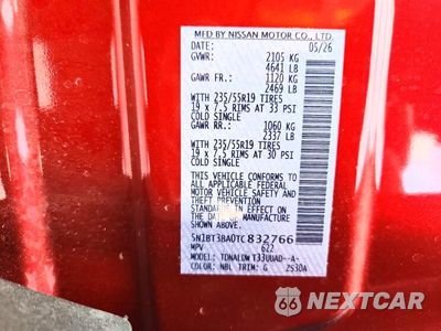 Zdjęcie 14 z 14 samochodu: 2026 NISSAN ROGUE DARK ARMOR VIN:5N1BT3BA0TC832766 - miniatura