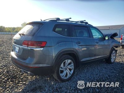 Trzecie zdjęcie samochodu z tyłu: 2021 VOLKSWAGEN ATLAS SE VIN:1V2WR2CA9MC584093 - miniatura