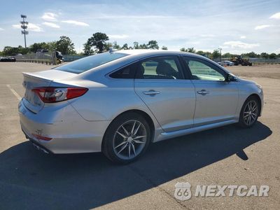 Trzecie zdjęcie samochodu z tyłu: 2015 HYUNDAI SONATA SPORT 2.0T VIN:5NPE34AB4FH058855 - miniatura