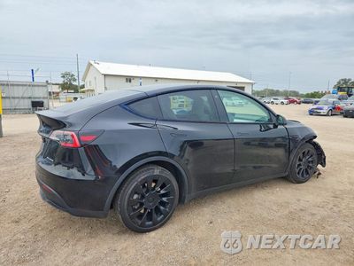 Trzecie zdjęcie samochodu z tyłu: 2021 TESLA MODEL Y VIN:5YJYGDEE2MF124093 - miniatura