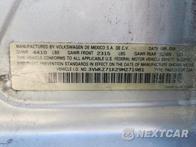 Zdjęcie 13 z 13 samochodu: 2009 VOLKSWAGEN JETTA S VIN:3VWKZ71K29M271981 - miniatura