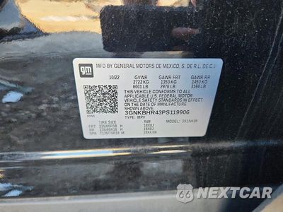 Zdjęcie 12 z 12 samochodu: 2023 CHEVROLET BLAZER 2LT VIN:3GNKBHR43PS119906 - miniatura