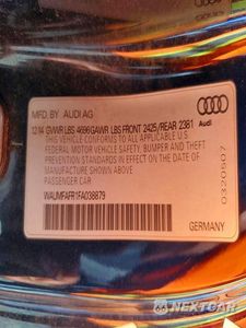 Zdjęcie 12 z 12 samochodu: 2015 AUDI A5 PREMIUM PLUS VIN:WAUMFAFR1FA038879 - miniatura