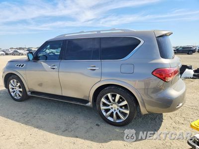 Drugie zdjęcie samochodu z przodu: 2014 INFINITI QX80 VIN:JN8AZ2NE2E9064039 - miniatura