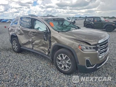 Czwarte zdjęcie samochodu z boku: 2022 GMC ACADIA SLT VIN:1GKKNML44NZ119774 - miniatura